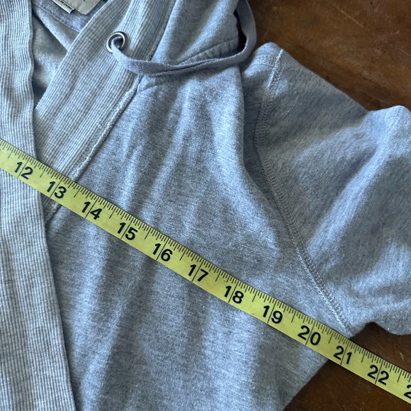 Evy’s Tree Gray Hooded Women's open front sweatshirt‎ size M - Picture 7 of 8